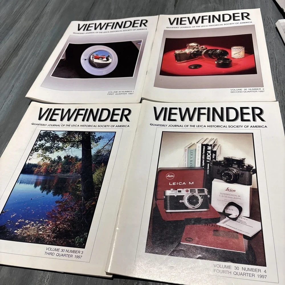 1997 V30 1-4 ~ Viewfinder Leica Quarterly Journals (LHSA) - Rare!